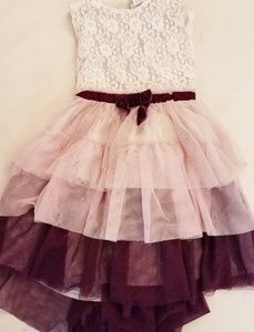 *2 for $15* little lass sparkle purple lace dress